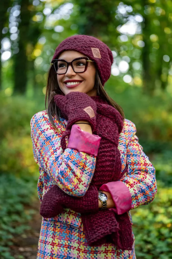 Czapka MERINO Explorer "Bordo"
