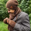 Męska czapka MERINO Explorer "Brąz"