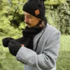 Męska czapka MERINO Euforia "Czarny"