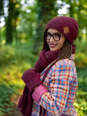 Czapka MERINO Explorer "Bordo"