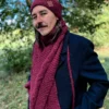 Męska czapka MERINO Explorer "Bordo"