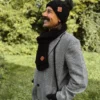 Męska czapka MERINO Euforia "Czarny"