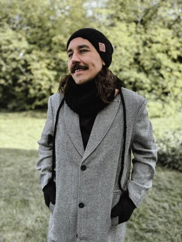 Męska czapka MERINO Explorer "Czarny"