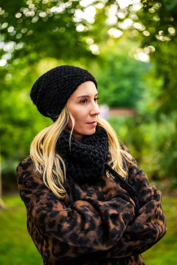 Czapka MERINO Explorer "Czarny"