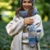 Mały komin MERINO "Pastele"