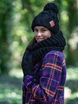 Czapka MERINO Euforia "Czarny"