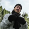 Męskie rękawiczki MERINO "Czarne"