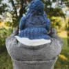 Męska czapka MERINO Euforia "Ciemny niebieski"