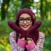 Rękawiczki MERINO "Bordo"