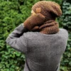 Męska czapka MERINO Explorer "Brąz"