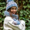 Czapka MERINO Euforia "Pastele"