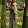 Czapka MERINO Hope "Beżowy ecru" + podszewka JEDWAB