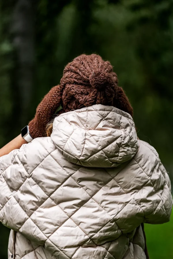 Czapka MERINO Smile "Brąz"+ podszewka JEDWAB