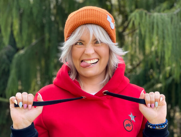 czapka beanie miedziana