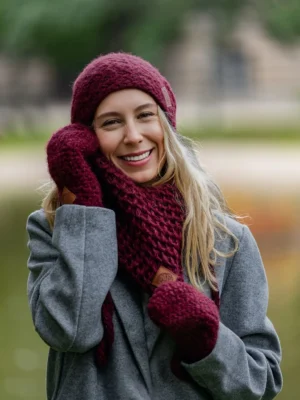 Mały komin MERINO "Bordo" Mały komin MERINO "Bordo"