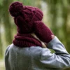 Czapka MERINO Euforia "Bordo"