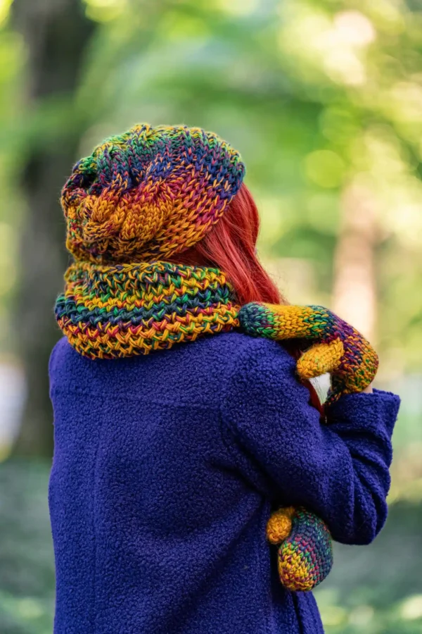 Mały komin MERINO  "Kolory"