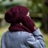 Czapka MERINO This is it "Bordo"