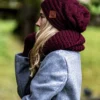 Czapka MERINO This is it "Bordo"