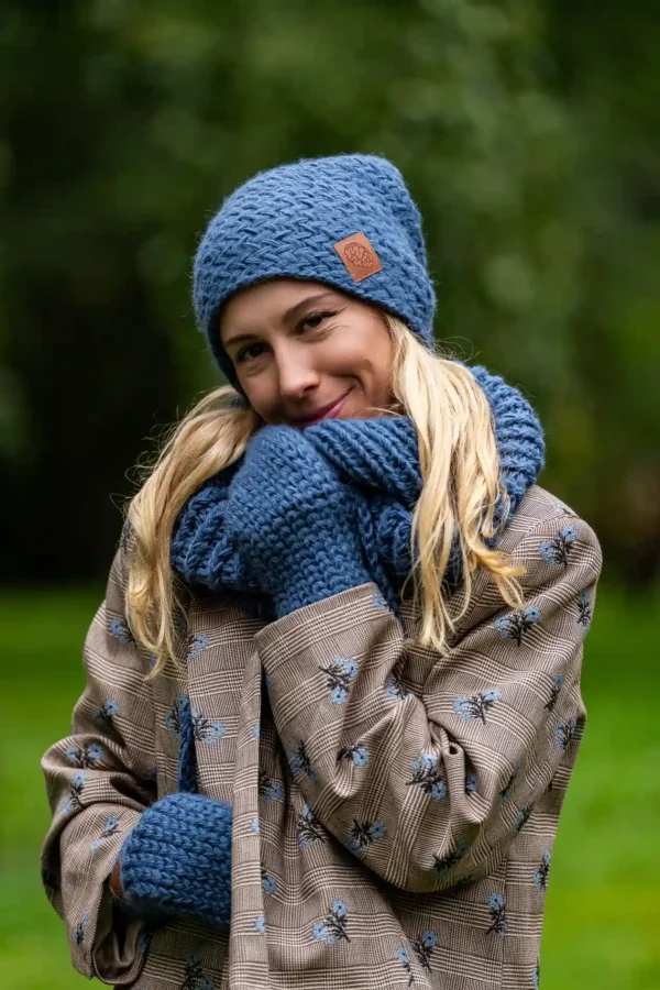 Czapka MERINO Explorer "Ciemny niebieski"