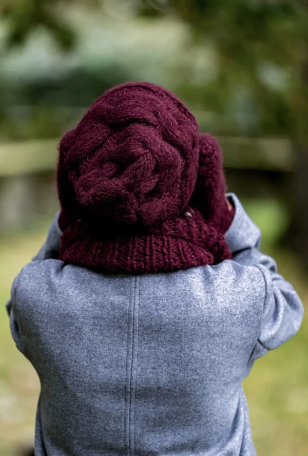 Czapka MERINO This is it "Bordo"