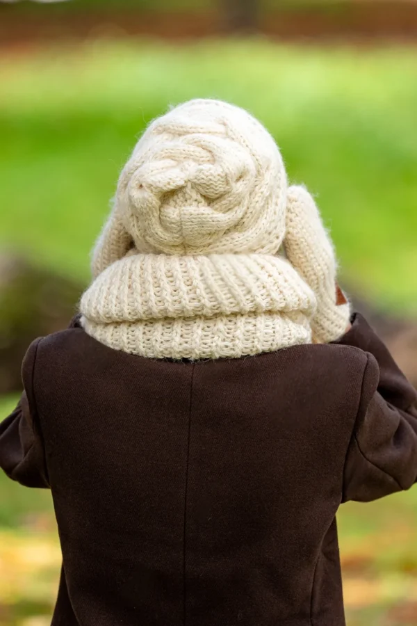 Czapka MERINO This is it “Beżowy ecru”