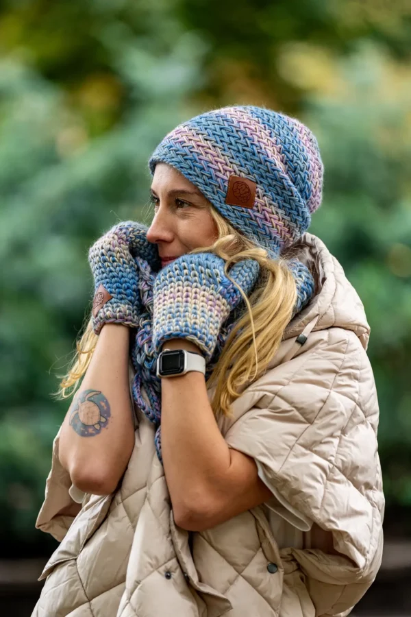 Czapka MERINO 100% Explorer "Pastele"