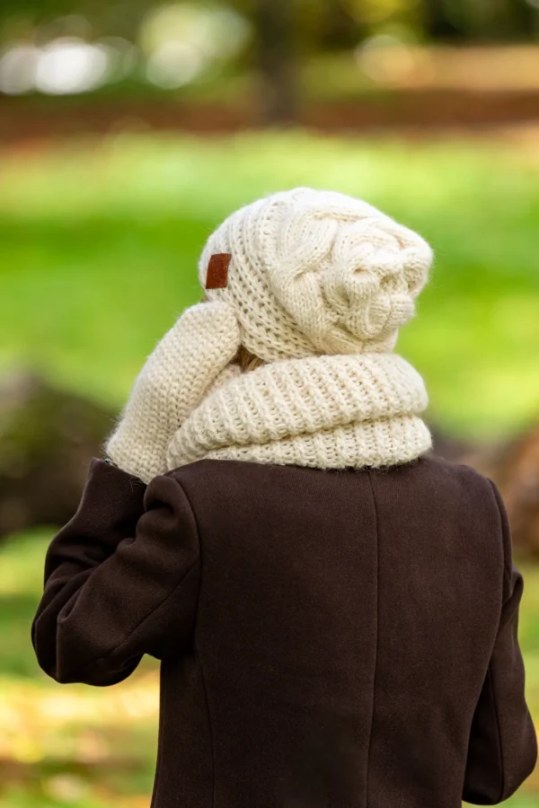 Czapka MERINO This is it “Beżowy ecru”