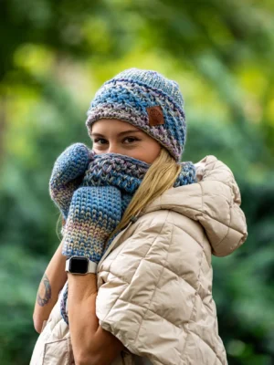 Czapka MERINO Hope "Pastele" + podszewka BAWEŁNA Czapka MERINO Hope "Pastele" + podszewka BAWEŁNA