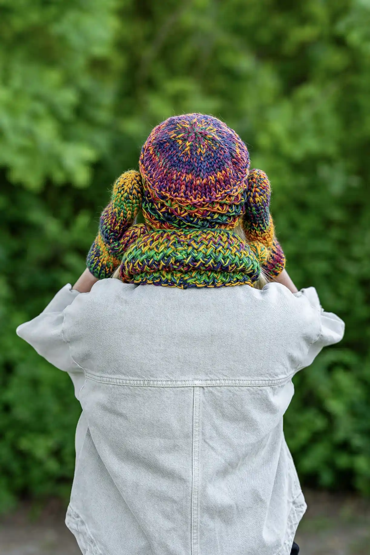 Czapka MERINO 100% Hope "Kolory" + podszewka BAWEŁNA 44 czapka z wewnętrzną podszewką