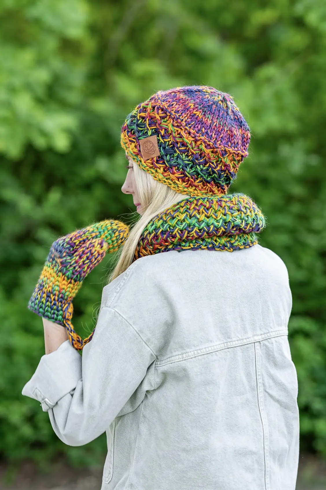 Czapka MERINO 100% Hope "Kolory" + podszewka BAWEŁNA 41 klasyczna czapka z merino
