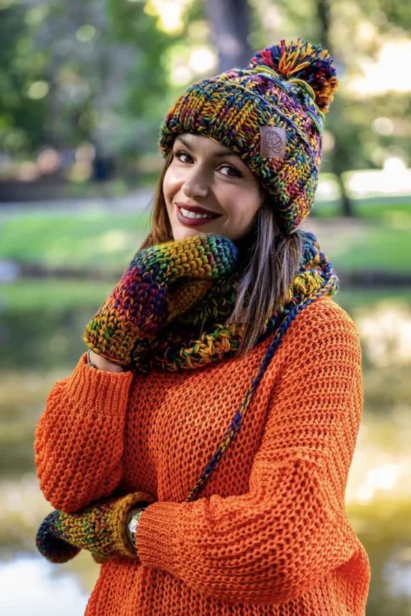 Czapka MERINO Euforia "Kolory"