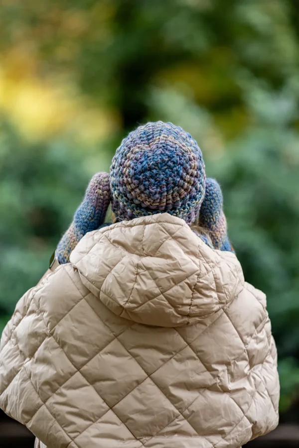 Czapka MERINO Neverland "Pastele" + podszewka BAWEŁNA