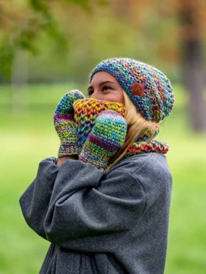 Mały komin MERINO "Cukierki"