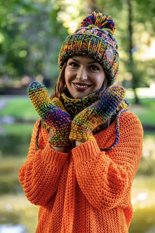 Czapka MERINO Euforia "Kolory"