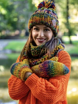 Czapka MERINO Euforia "Kolory"