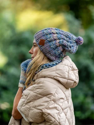 Czapka MERINO Smile "Pastele" + podszewka BAWEŁNA Czapka MERINO Smile "Pastele" + podszewka BAWEŁNA