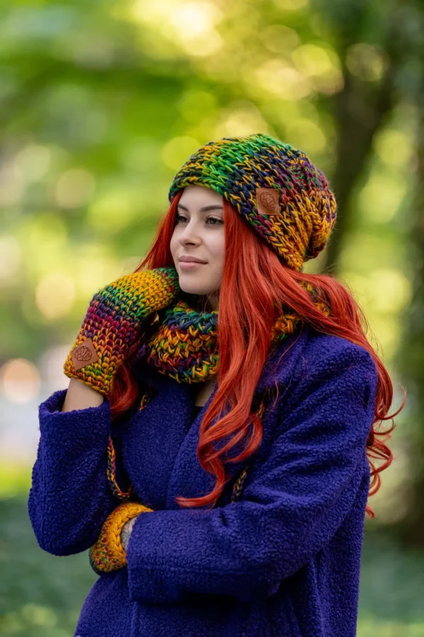 Mały komin MERINO  "Kolory"