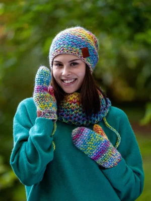 Czapka MERINO Explorer "Cukierki" Czapka MERINO Explorer "Cukierki"