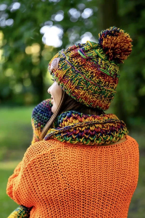 Czapka MERINO Euforia "Kolory"