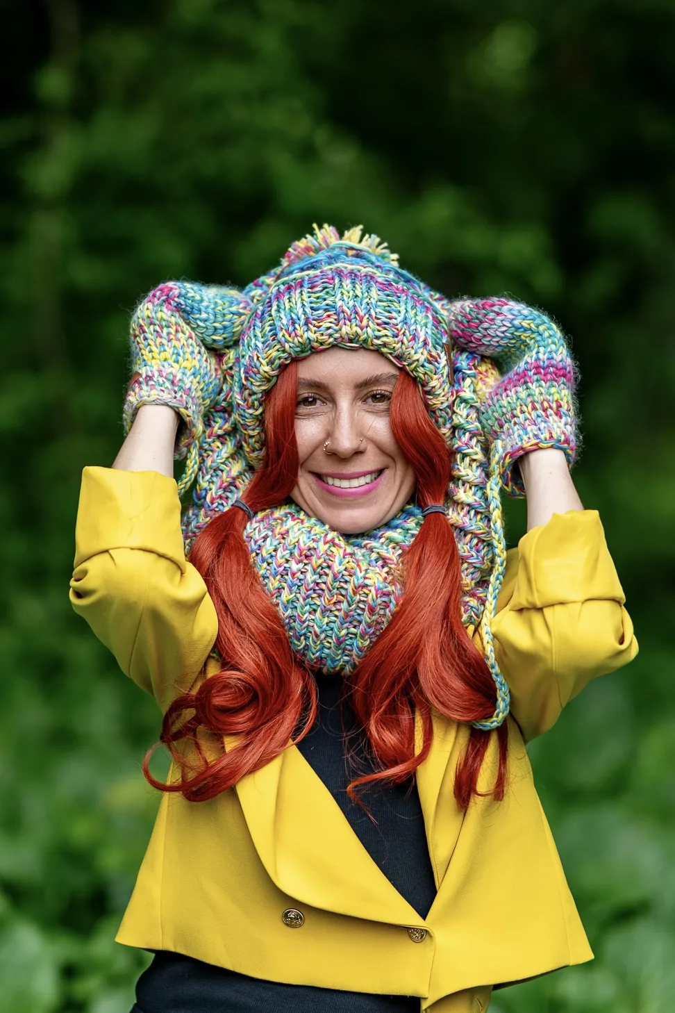 Rękawiczki MERINO 100% "Cukierki" 30 rękawiczki merino zestaw