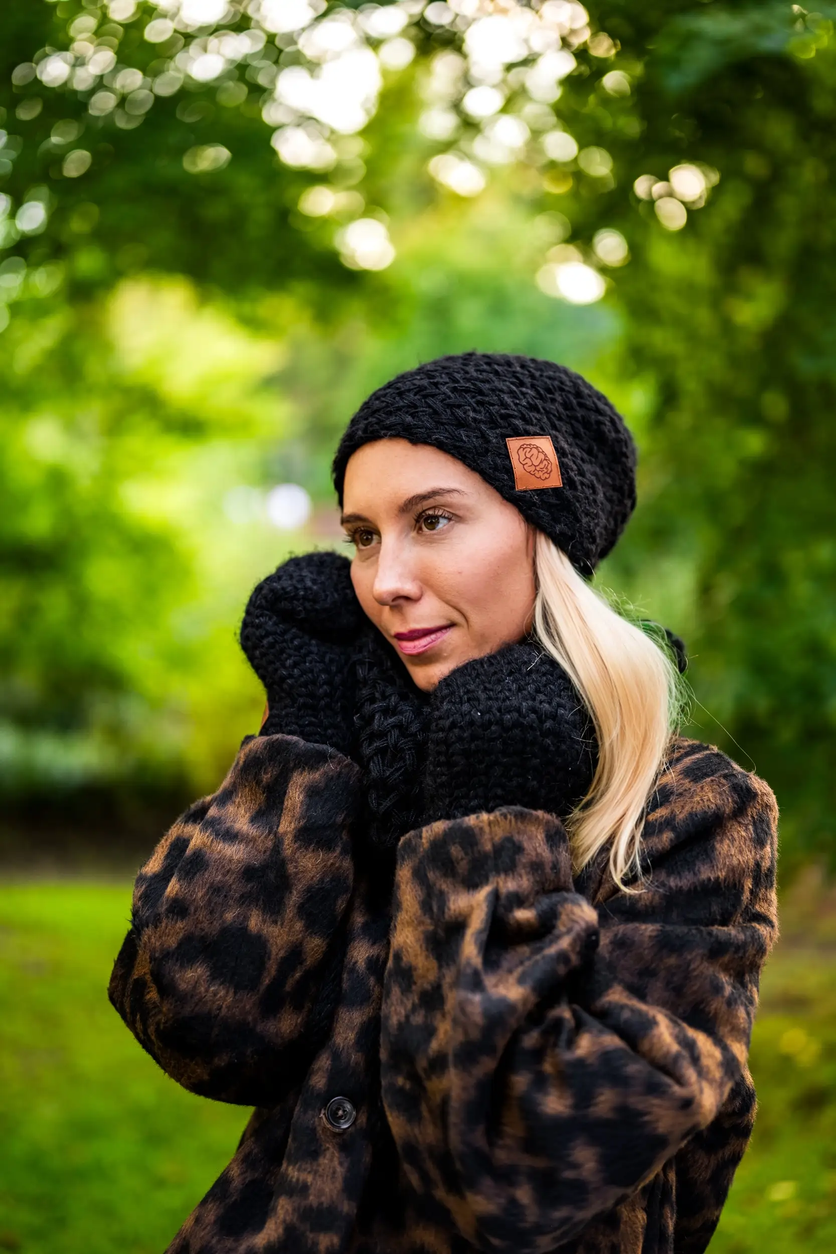 Czapka MERINO Explorer "Czarny" 242 beanie damska