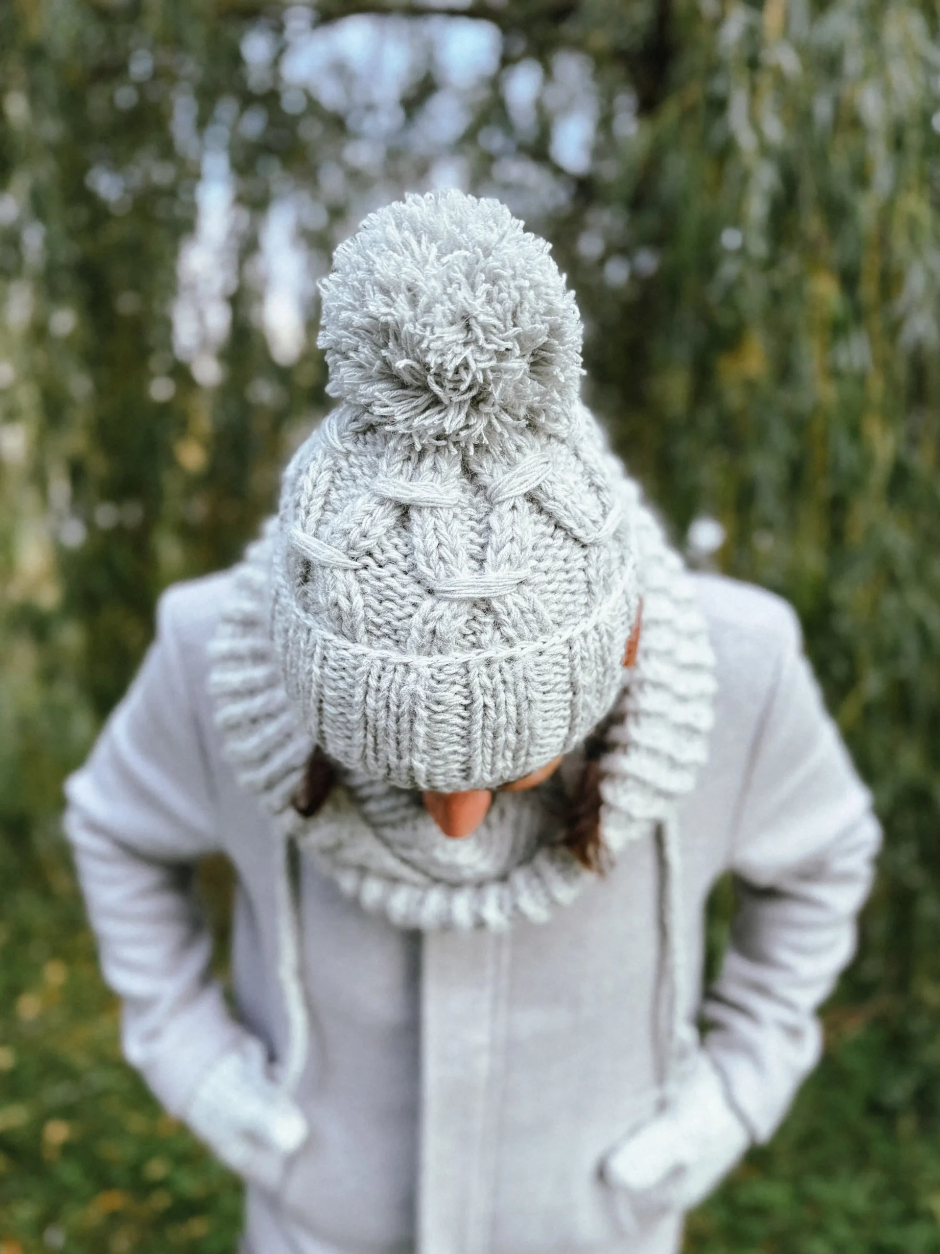 Męska czapka MERINO Euforia "Wybielony szary" 52 beanie meska 2 scaled 1