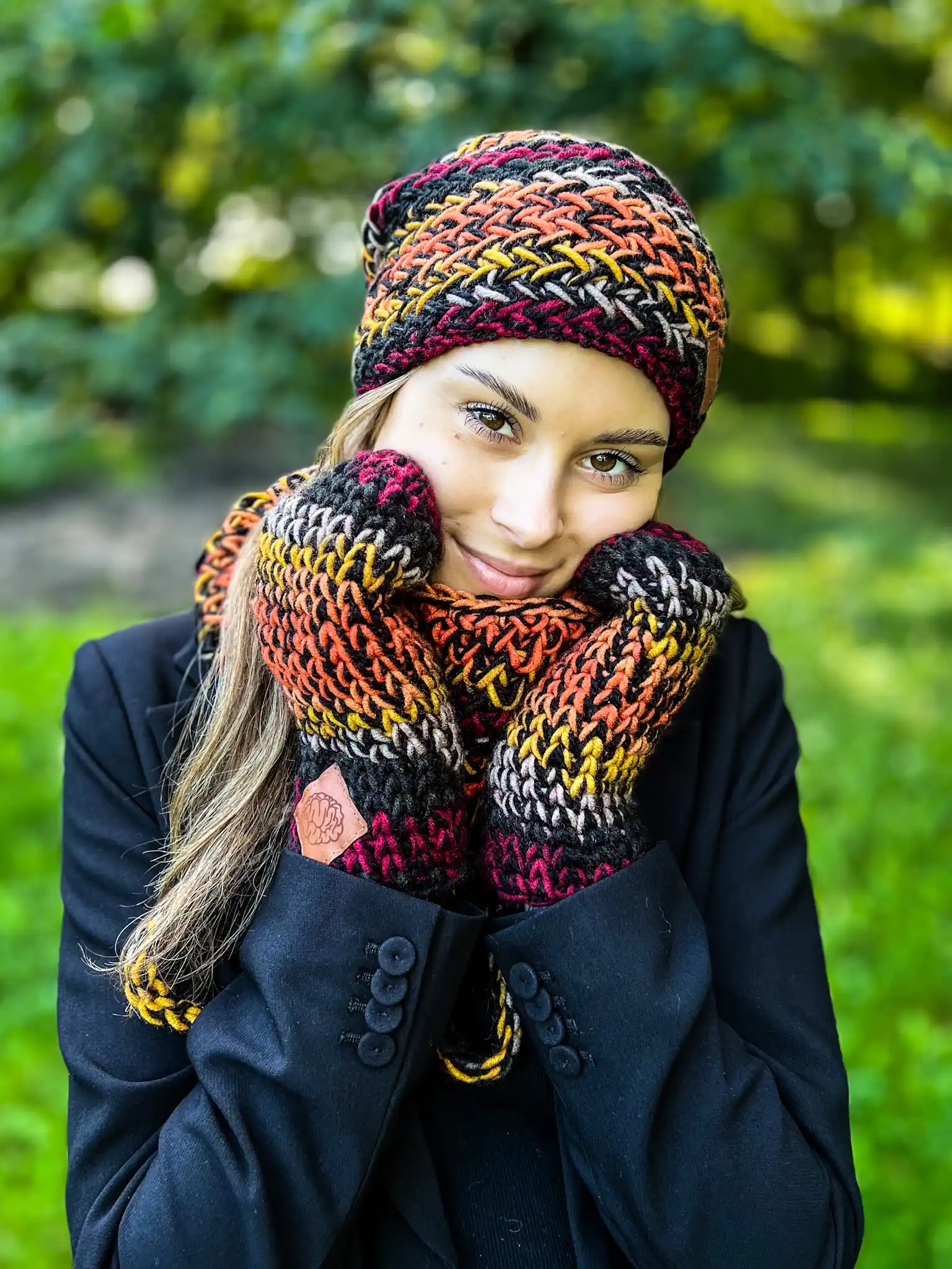 Ciepła czapka MERINO 50% ,,Ciemna jesień" EXPLORER 80 Ciepła czapka MERINO 50% ,,Ciemna jesień" EXPLORER - obrazek 7