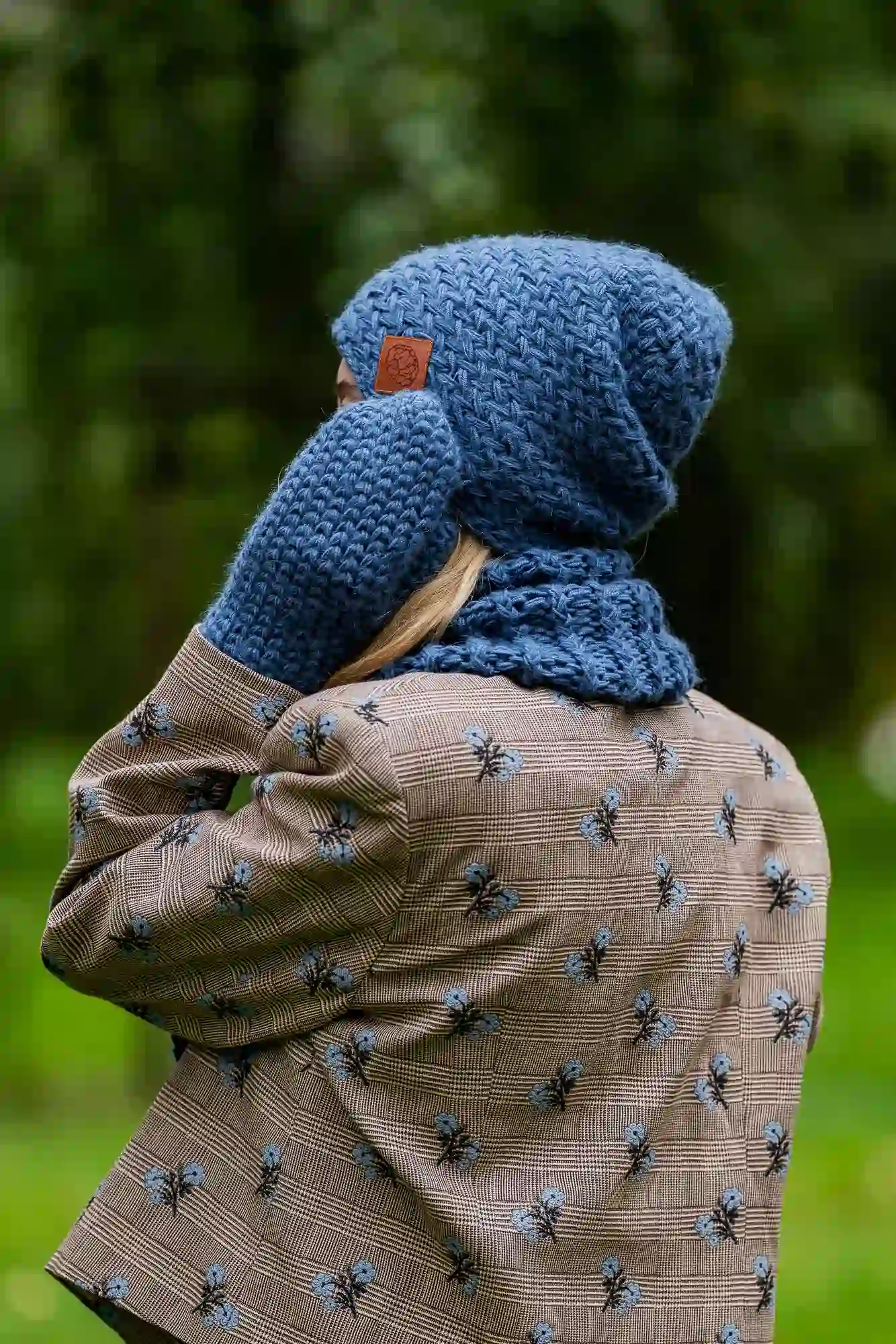 Czapka damska MERINO Explorer "Ciemny niebieski" 221 czapka beanie kobalt