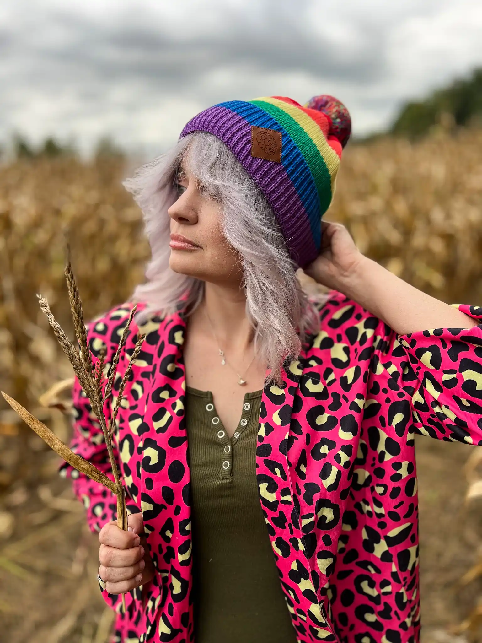 Tęczowa Czapka 32 czapka z motywem flagi lgbt