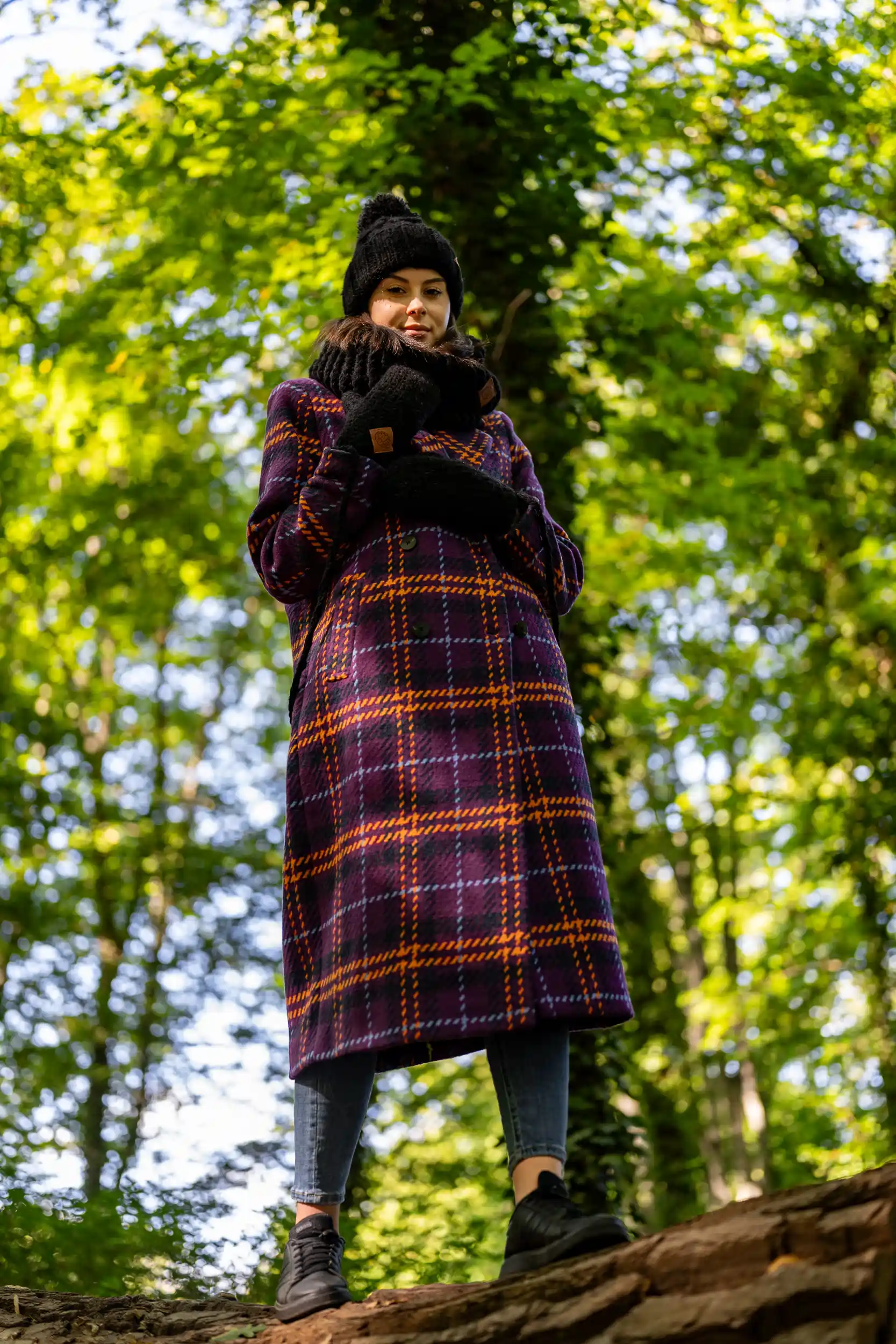Czapka MERINO Euforia "Czarny" 142 czarna czapka merino 1