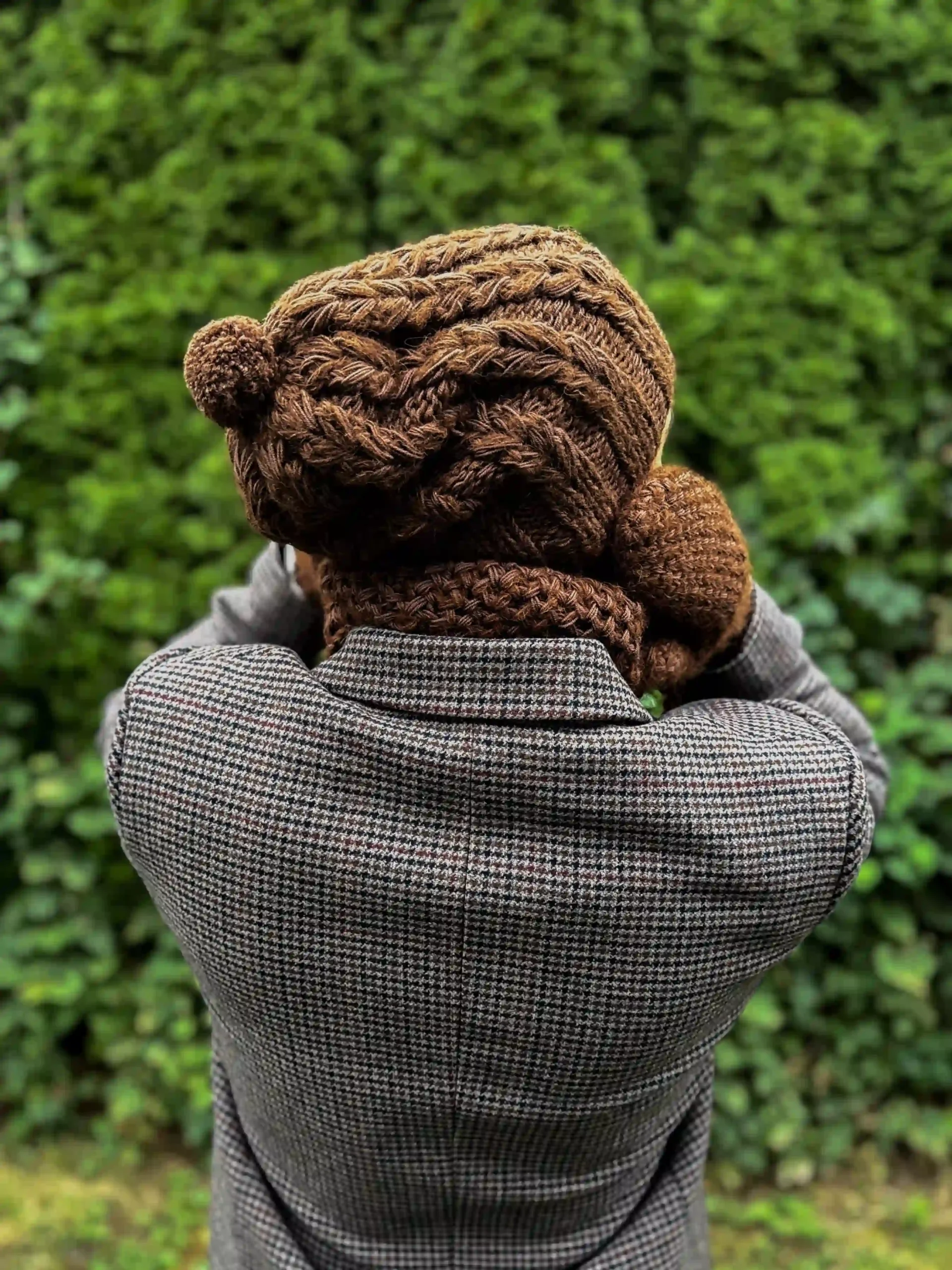 Męska czapka MERINO Smile "Brąz" + podszewka JEDWAB 169 fajna meska czapka merino scaled 1