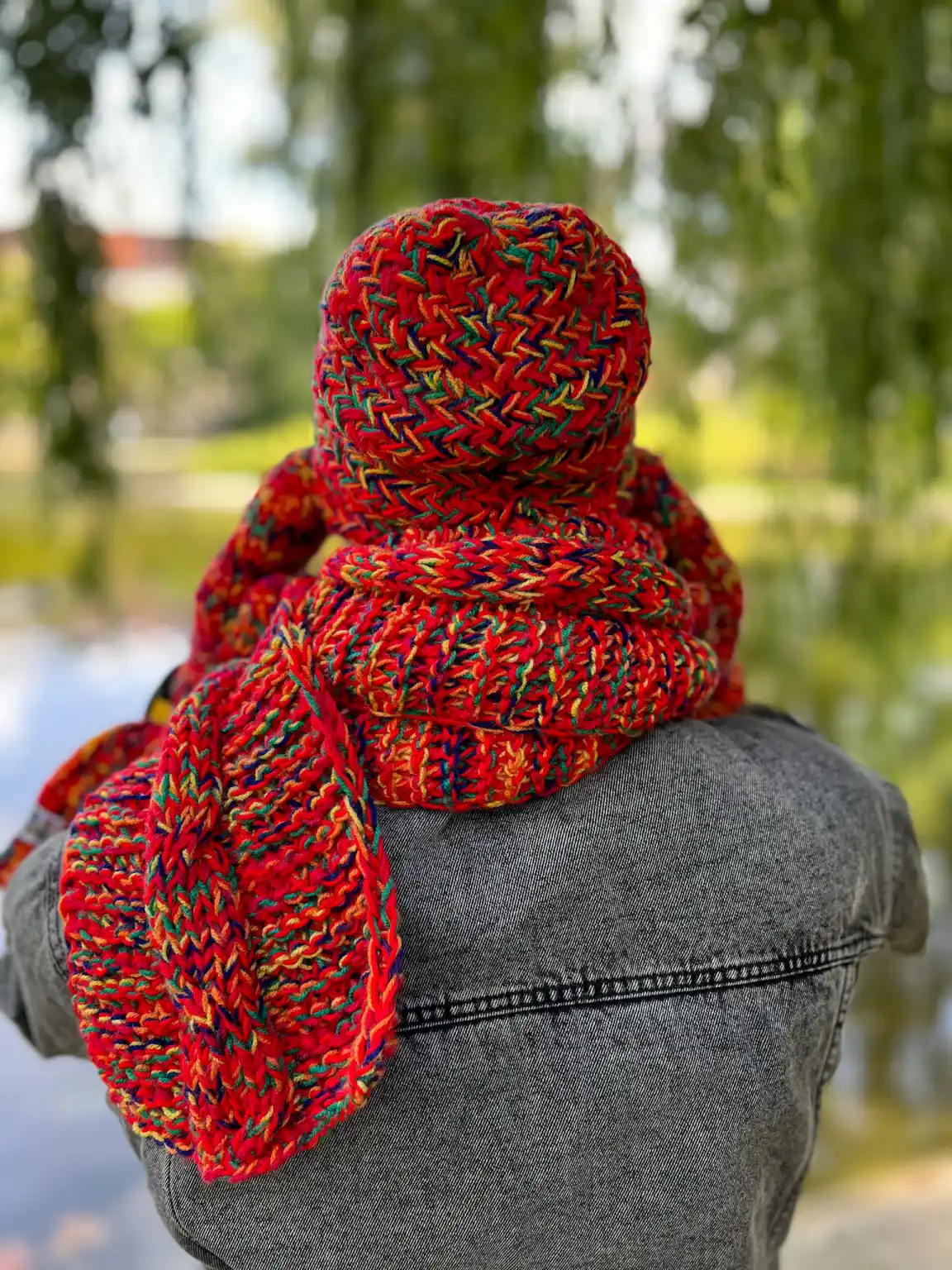 Męska czapka MERINO 50% EXPLORER ,,Czerwienie" 175 fajna meska czapka