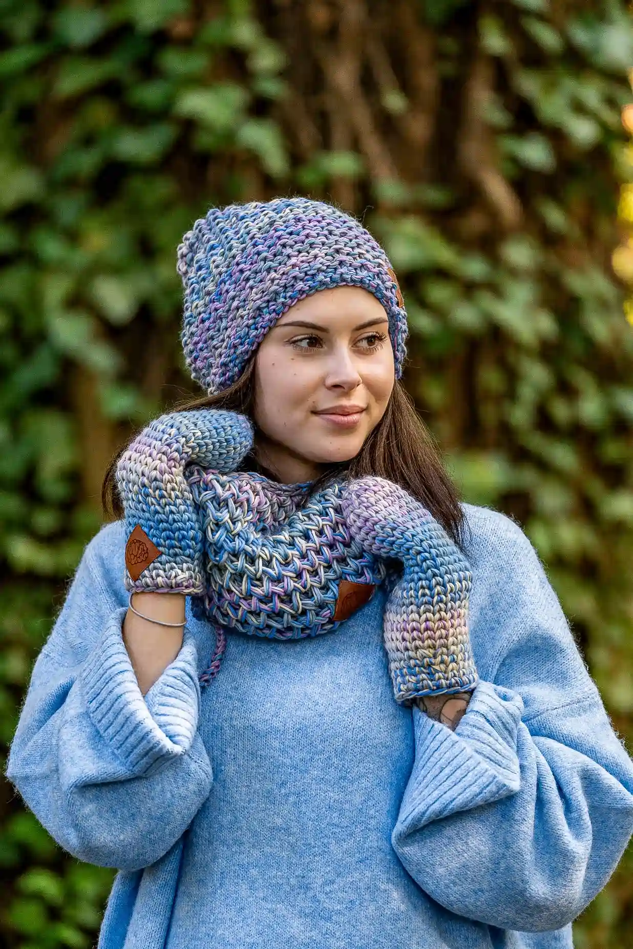 Rękawiczki MERINO 100% "Pastele" 18 kolorowe rekawiczki damskie merino